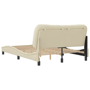 Bettgestell Creme 140x190 cm