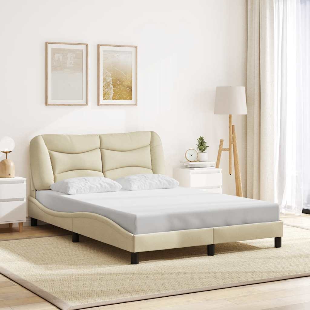 Bettgestell Creme 140x190 cm