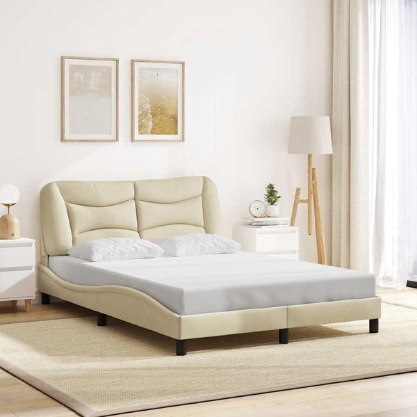 Bettgestell Creme 140x190 cm