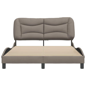 Bettgestell Hvar Taupe 140x200 cm