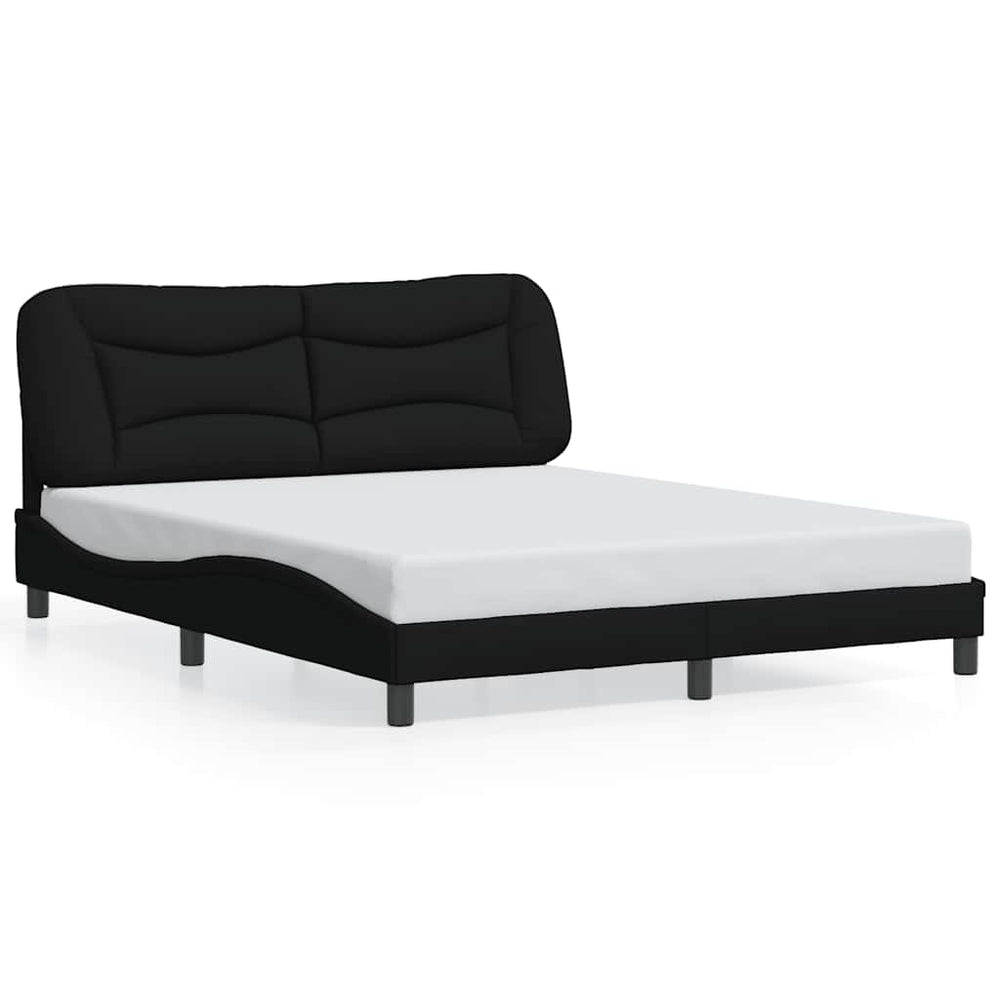 Bettgestell Hvar Schwarz 160x200 cm