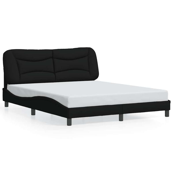 Bettgestell Hvar Schwarz 160x200 cm