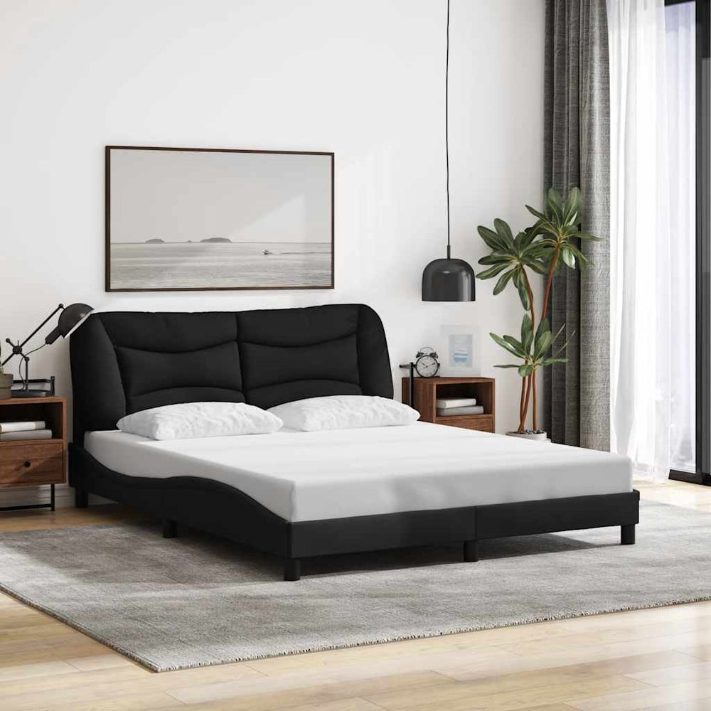 Bettgestell Hvar Schwarz 160x200 cm