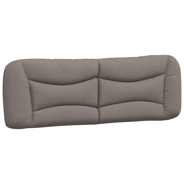 Bettgestell Taupe 160x200 cm Stoff