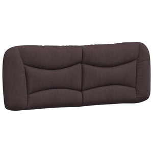 Bettgestell Stoff Dunkelbraun 180x200 cm