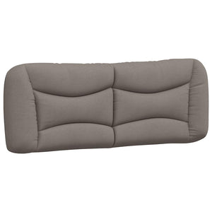 Bettgestell Stoff Taupe 180x200 cm