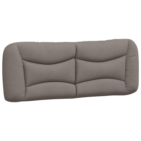 Bettgestell Stoff Taupe 180x200 cm