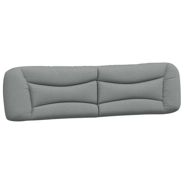 Bettgestell Stoff Hellgrau 200x200 cm