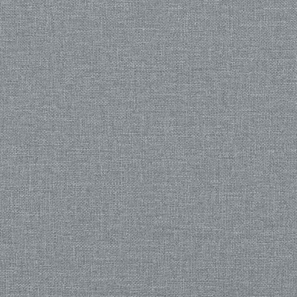 Bettgestell Stoff Hellgrau 200x200 cm