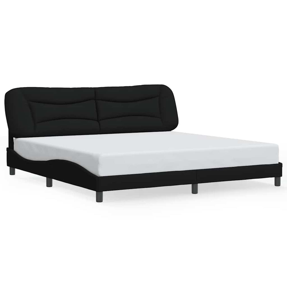 Bettgestell Hvar Schwarz 200x200 cm