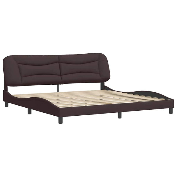 Bettgestell Dunkelbraun 200x200 cm