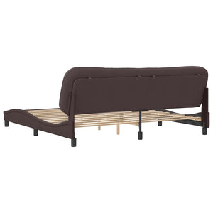 Bettgestell Dunkelbraun 200x200 cm