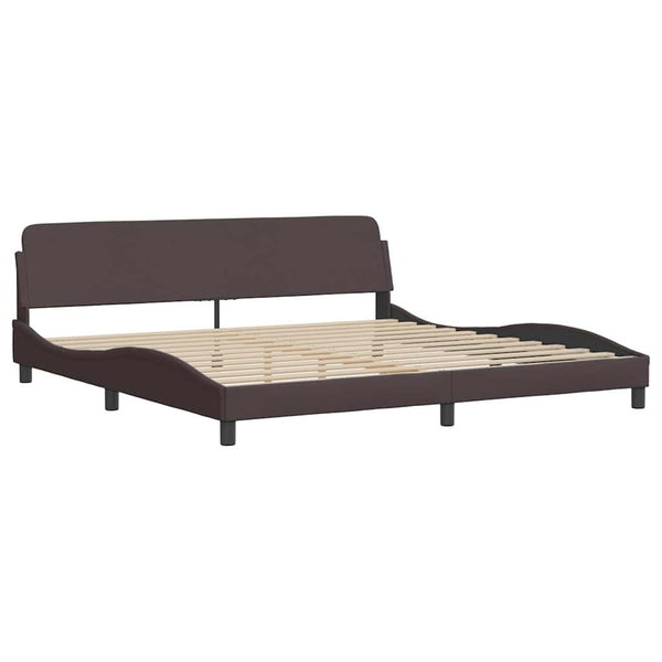 Bettgestell Dunkelbraun 200x200 cm