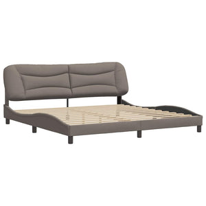 Bettgestell Hvar Taupe 200x200 cm