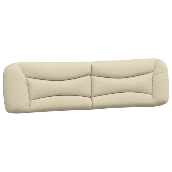 Bettgestell Creme 200x200 cm Stoff