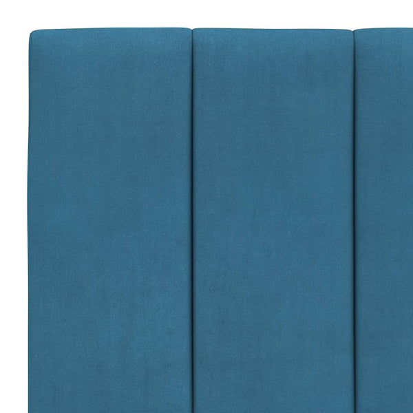 Bettgestell Hanko Blau 80x200 cm Samt