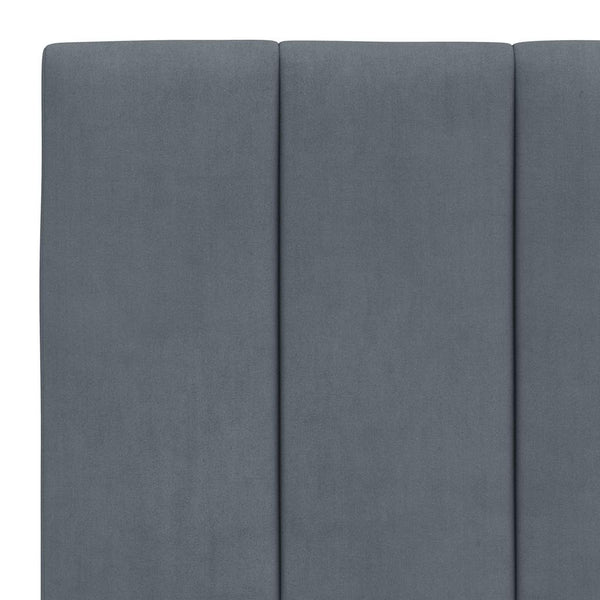 Bettgestell Dunkelgrau Samt 90x190 cm