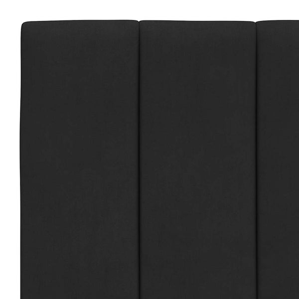 Bettgestell Hanko Schwarz 90x190 cm Samt