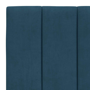 Bettgestell Blau 90x200 cm Samt