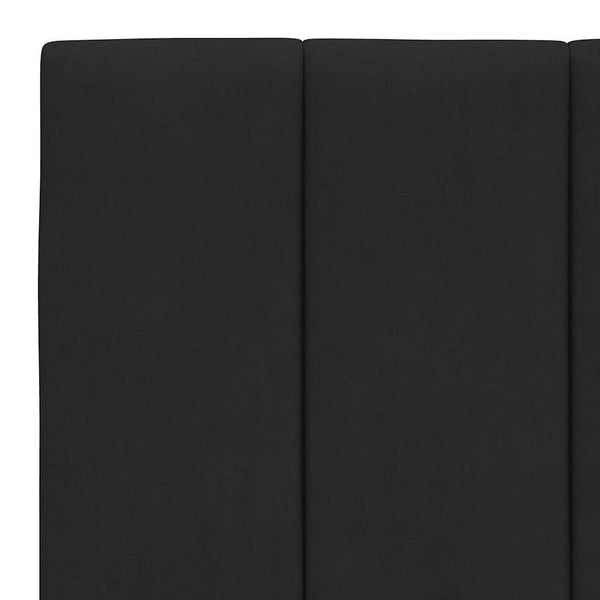 Bettgestell Hanko Schwarz Samt 100x200 cm