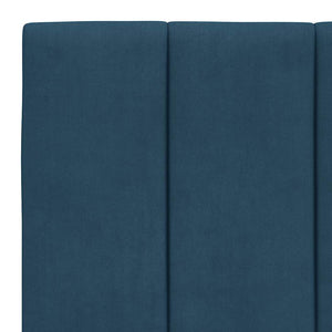 Bettgestell Blau 100x200 cm Samt