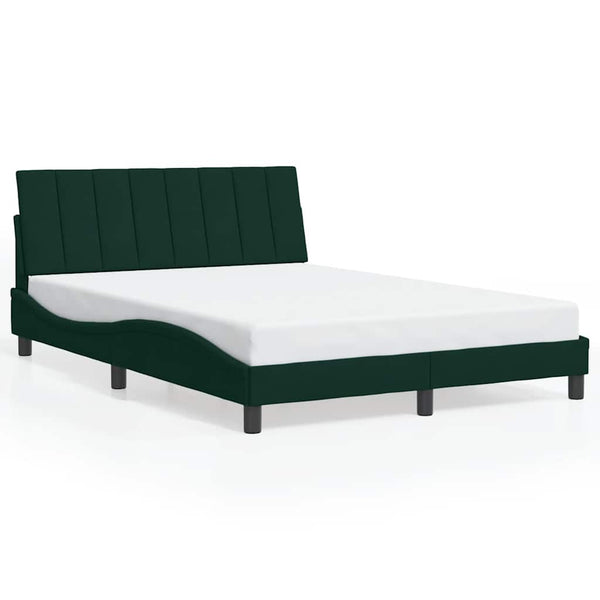 Bettgestell Dunkelgrün Samt 120x200 cm