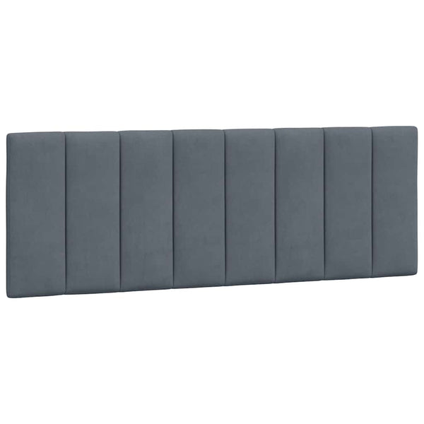 Bettgestell Samt Dunkelgrau 140x190 cm