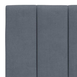 Bettgestell Dunkelgrau Samt 140x200 cm