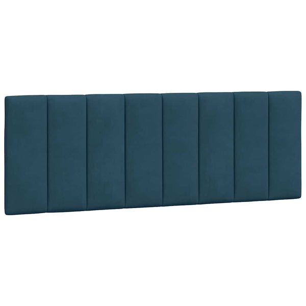 Bettgestell Hanko Blau 140x200 cm Samt