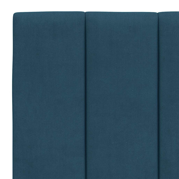 Bettgestell Hanko Blau 140x200 cm Samt