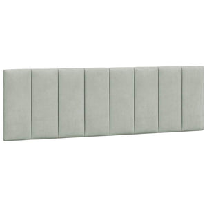 Bettgestell 160x200 cm Hellgrau Samt