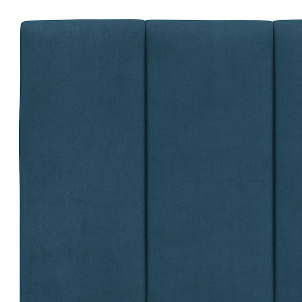 Bettgestell Hanko Blau 160x200 cm Samt