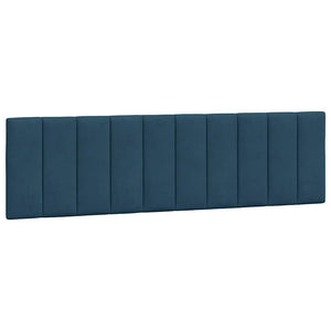 vidaXL Bed Frame without Mattress "Hanko" Blue 180x200 cm Velvet