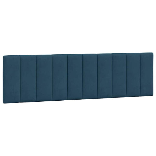 vidaXL Bed Frame without Mattress "Hanko" Blue 180x200 cm Velvet