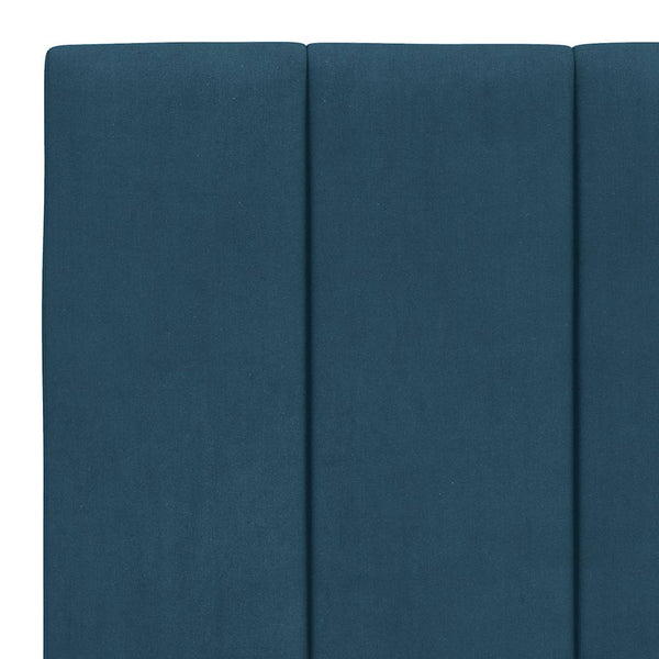 vidaXL Bed Frame without Mattress "Hanko" Blue 180x200 cm Velvet