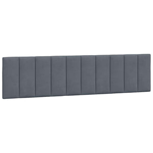 vidaXL Bed Frame without Mattress "Hanko" Dark Grey 200x200 cm Velvet