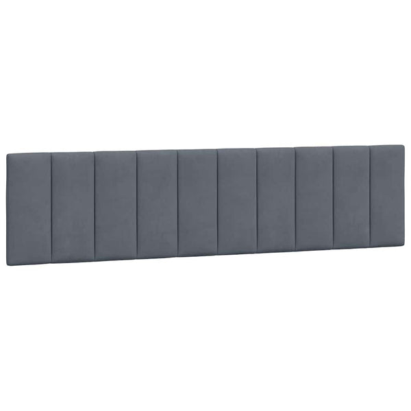 vidaXL Bed Frame without Mattress "Hanko" Dark Grey 200x200 cm Velvet