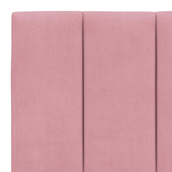 vidaXL Bed Frame without Mattress "Hanko" Pink 200x200 cm Velvet