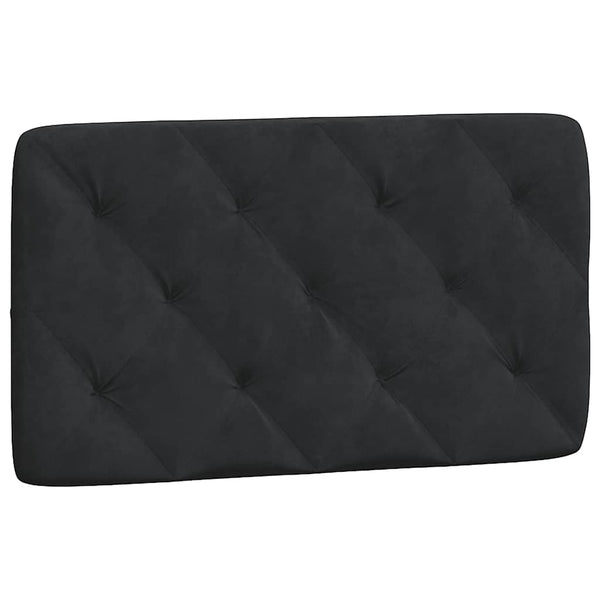 vidaXL Bed Frame without Mattress Black 90x200 cm Velvet