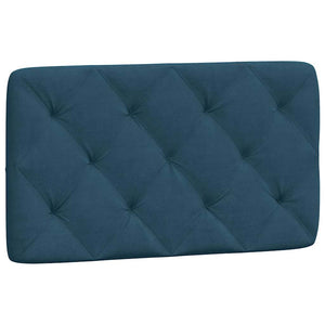vidaXL Bed Frame without Mattress Blue 90x200 cm Velvet
