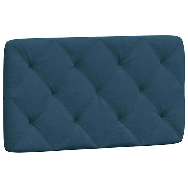 vidaXL Bed Frame without Mattress Blue 90x200 cm Velvet