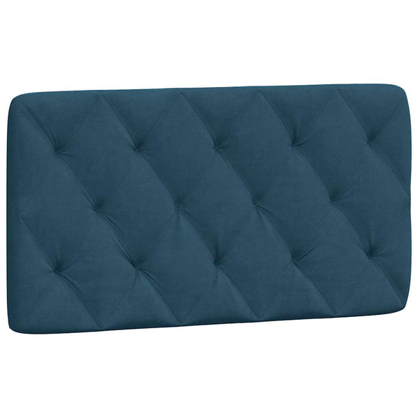 vidaXL Bed Frame without Mattress Blue 100x200 cm Velvet