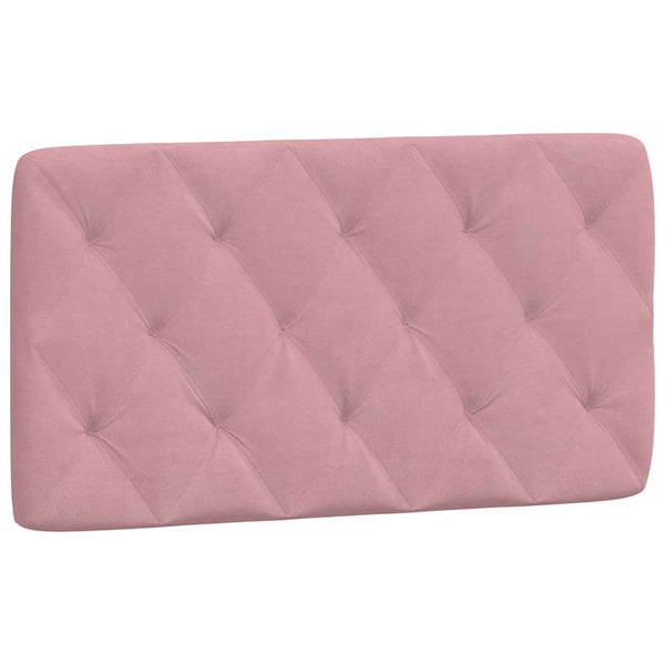 vidaXL Bed Frame without Mattress Pink 100x200 cm Velvet
