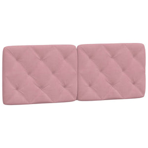 vidaXL Bed Frame without Mattress Pink 140x190 cm Velvet