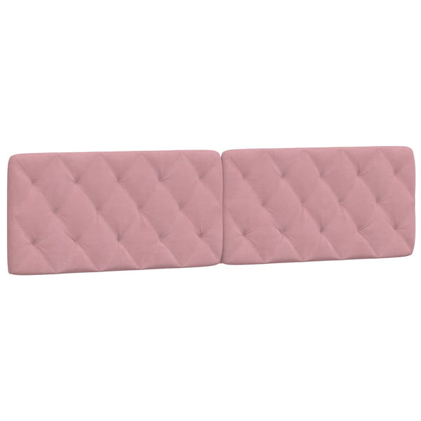 vidaXL Bed Frame without Mattress Pink 200x200 cm Velvet