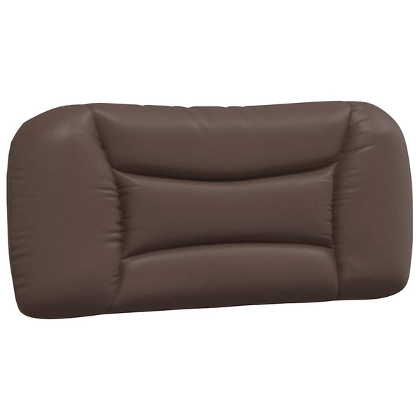 vidaXL "Hvar" Brown Faux Leather Bed Frame without Mattress 90x200 cm