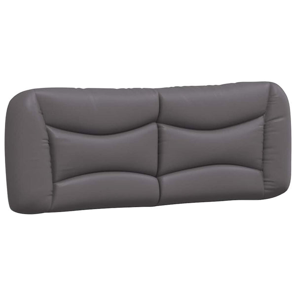 vidaXL Bed Frame without Mattress "Hvar" Grey 120x200 cm Faux Leather