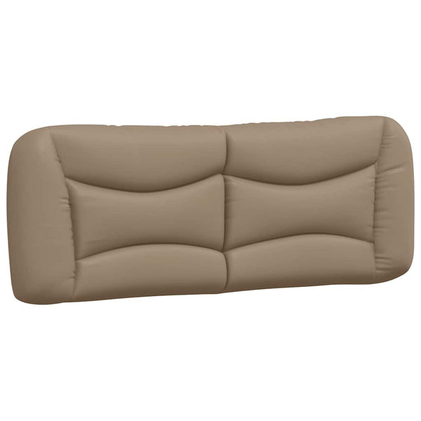 vidaXL Bed Frame without Mattress "Hvar" Cappuccino Brown 120x200 cm Faux Leather