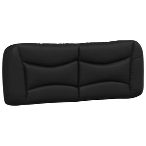 vidaXL Bed Frame without Mattress "Hvar" Black 140x200 cm Faux Leather