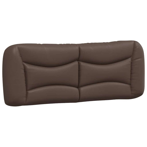 vidaXL Bed Frame without Mattress "Hvar" Brown 140x200 cm Faux Leather